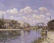Alfred Sisley The Saint-Martin Canal oil painting